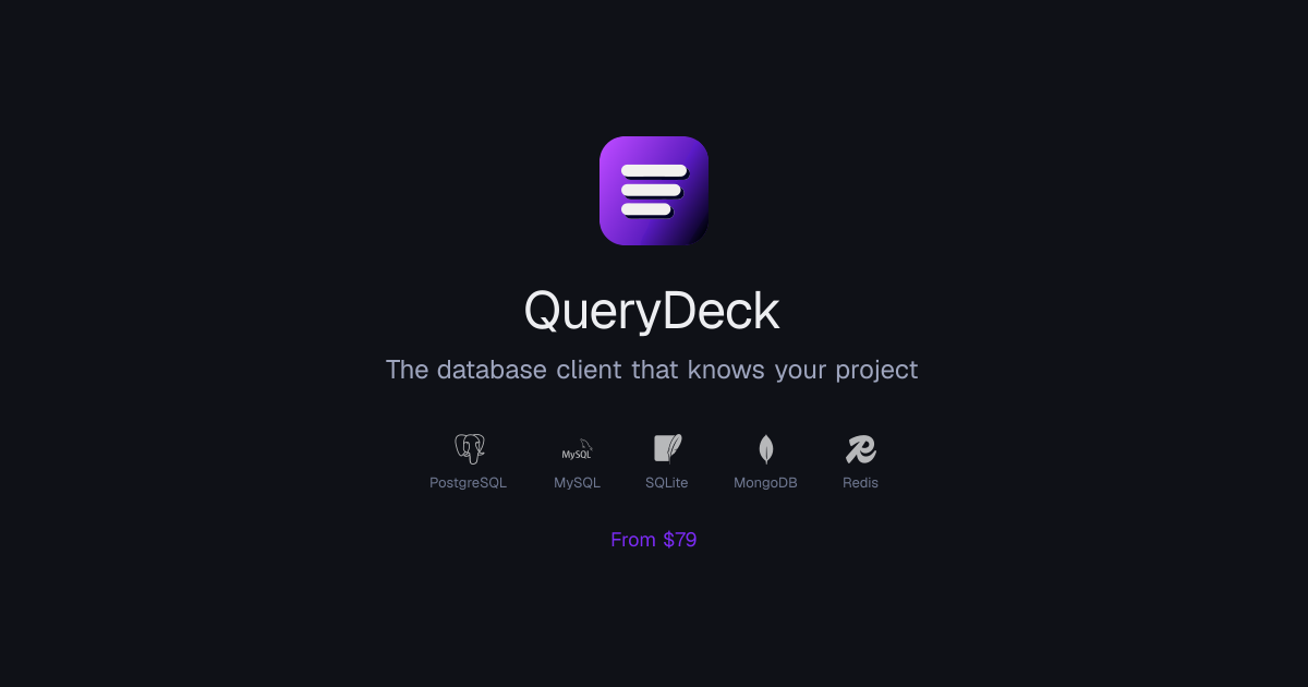 Best Database Clients for Mac in 2026 | QueryDeck